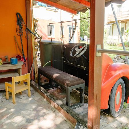 The Upholstery Tinyhouse Deluxe Eco Chalet Kreativ Citynah Chemnitz Dış mekan fotoğraf