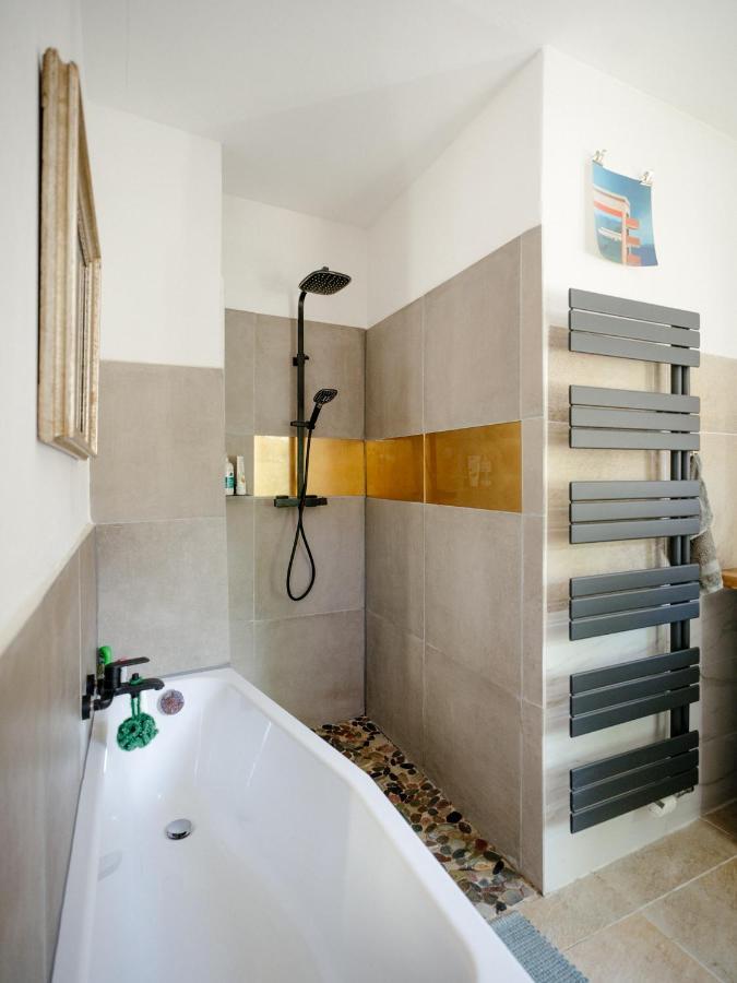 The Upholstery Tinyhouse Deluxe Eco Chalet Kreativ Citynah Chemnitz Dış mekan fotoğraf