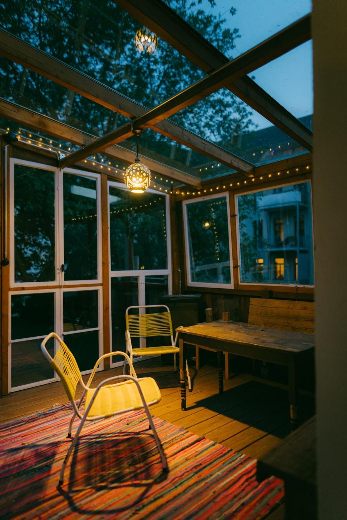 The Upholstery Tinyhouse Deluxe Eco Chalet Kreativ Citynah Chemnitz Dış mekan fotoğraf
