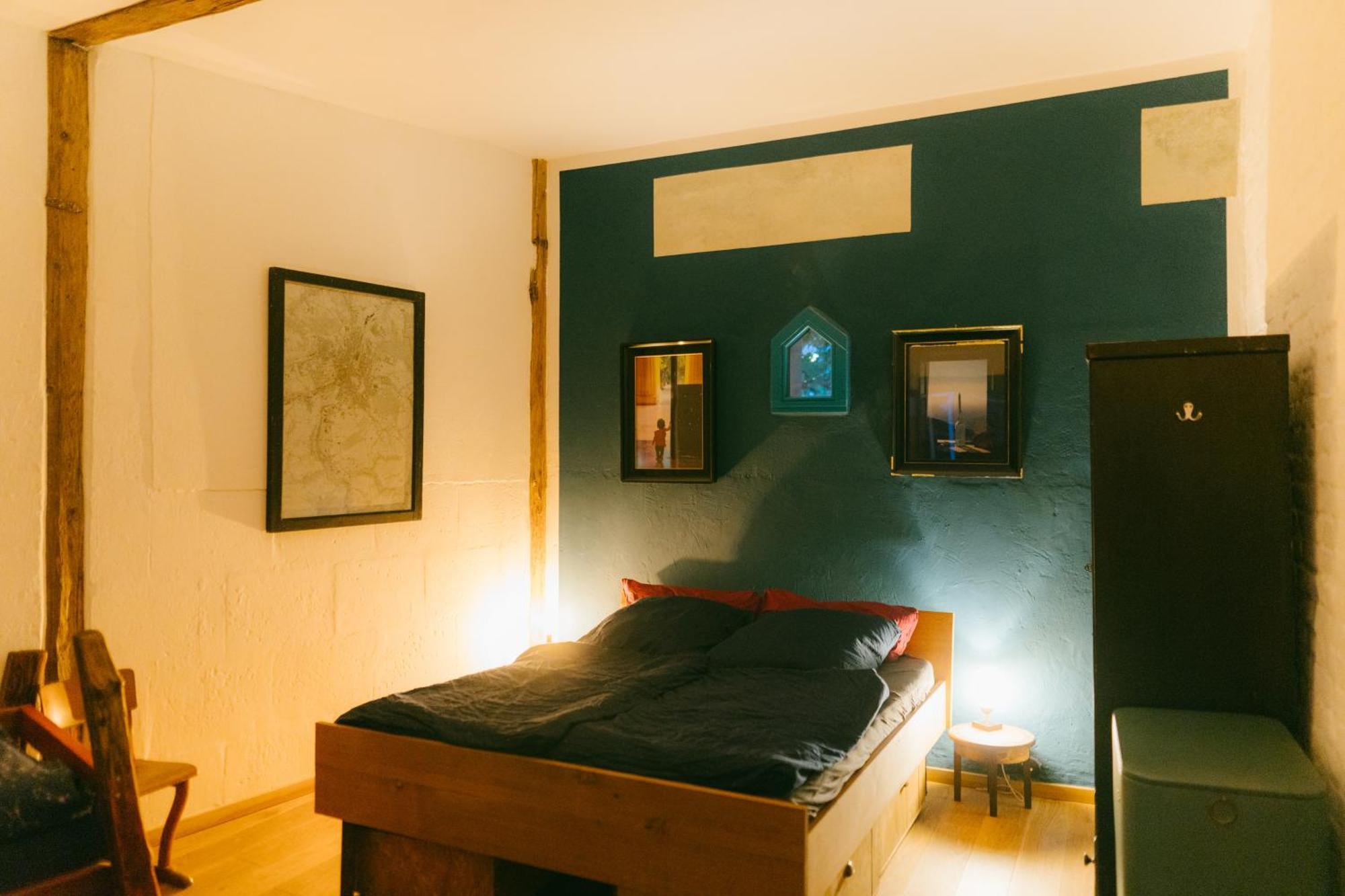 The Upholstery Tinyhouse Deluxe Eco Chalet Kreativ Citynah Chemnitz Dış mekan fotoğraf