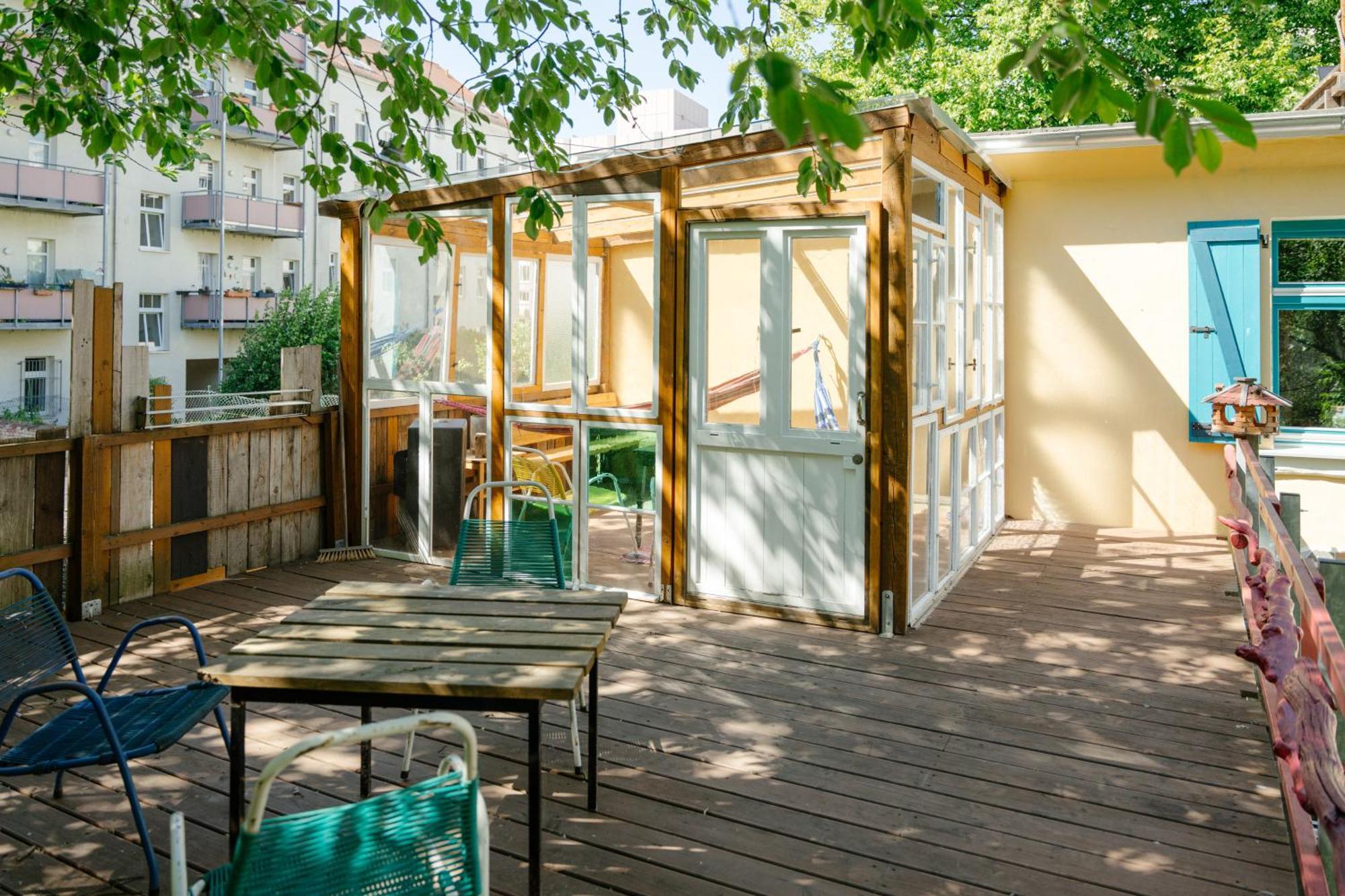 The Upholstery Tinyhouse Deluxe Eco Chalet Kreativ Citynah Chemnitz Dış mekan fotoğraf