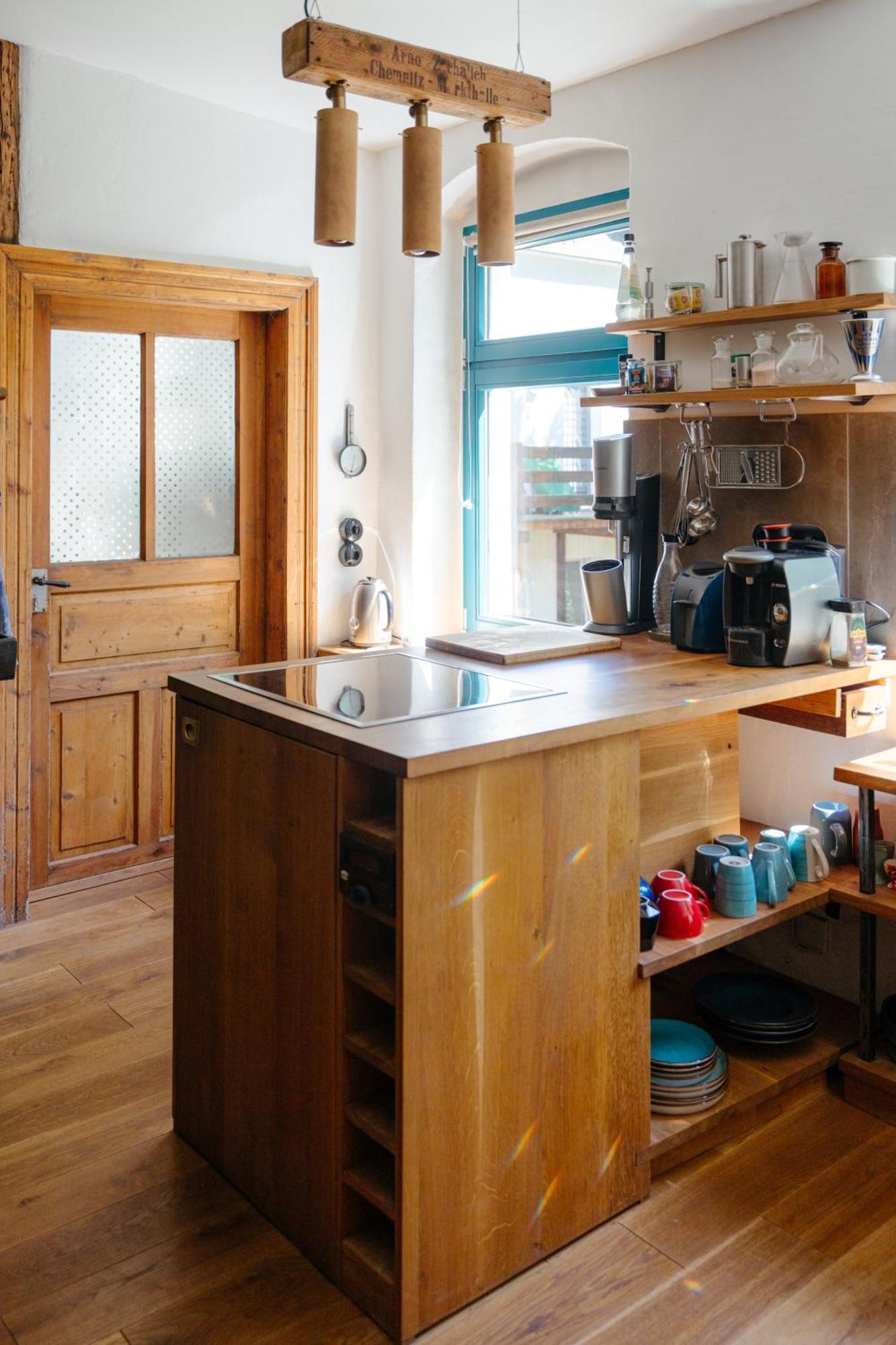 The Upholstery Tinyhouse Deluxe Eco Chalet Kreativ Citynah Chemnitz Dış mekan fotoğraf